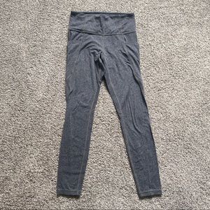 Athleta Womens Heather Gray Tights with Pockets